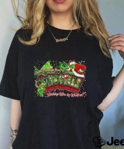 Grinch season’s greetings from whoville holiday who be what we Christmas shirt