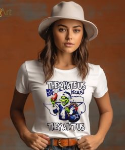 Grinch they hate us because they ain’t us Dallas Cowboys football Xmas gift shirt