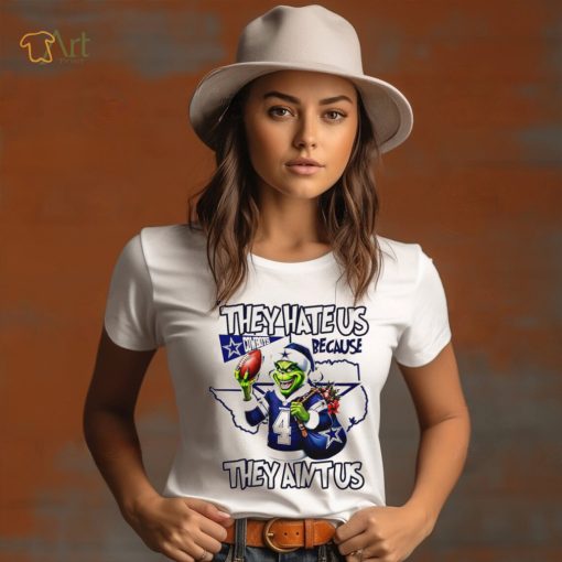 Grinch they hate us because they ain’t us Dallas Cowboys football Xmas gift shirt