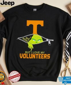 Grinch zipper I hate people but I love my Tennessee Volunteers shirt