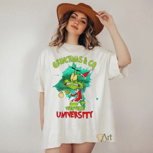 Grinchmas And Co Whovillee University Shirt