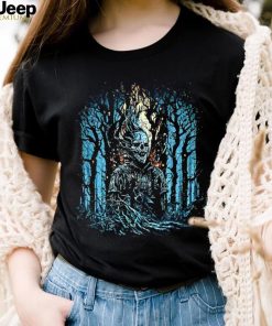 Grindcore in the dark forest art shirt