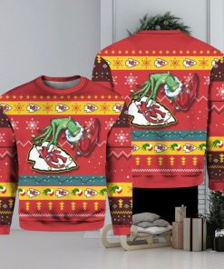 Grnch Stole Chiefs Ugly Christmas Sweater