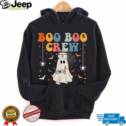 Groovy Boo Boo Crew For CNA ER RN LPN Funny Halloween Nurse T Shirt