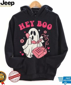 Groovy Hey Boo Cute Ghost Funny Halloween Mens Womens Kids T Shirt (1)