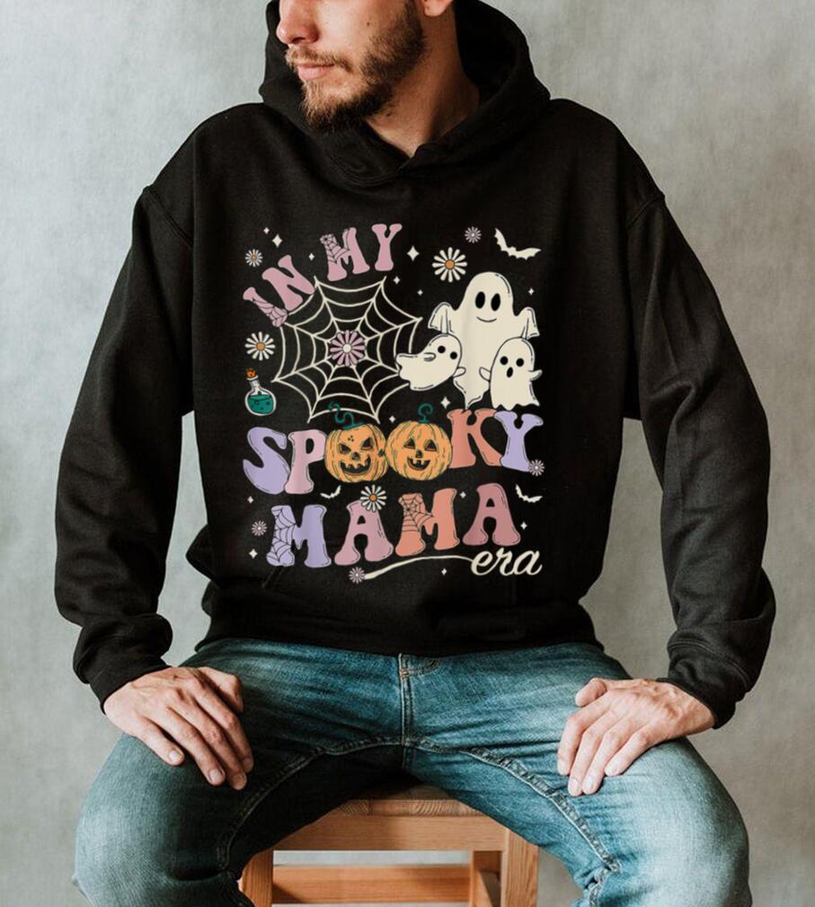  Retro Groovy Halloween Ghost Spooky Mama Costume T