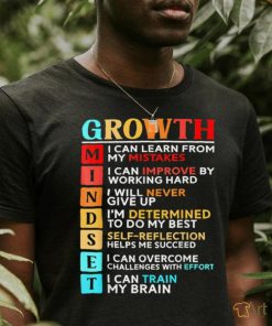 Growth Mindset Definition Motivational Quote Inspiration T Shirt