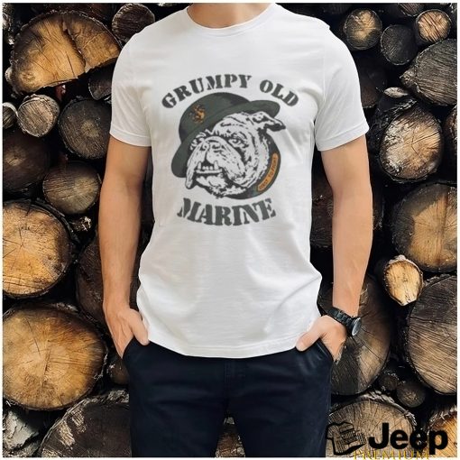 Grumpy Old Marine Bulldog Mascot shirt