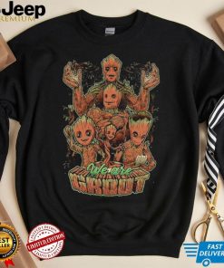 Guardians of the Galaxy We are Groot cartoon shirt