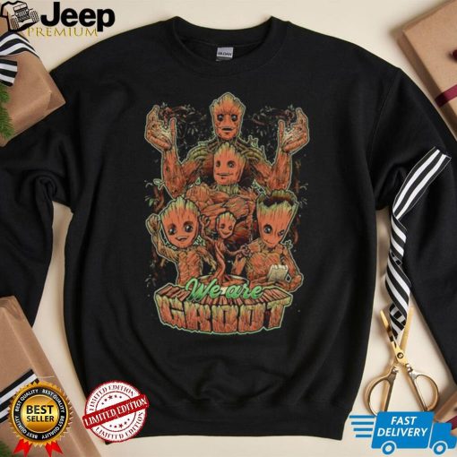 Guardians of the Galaxy We are Groot cartoon shirt