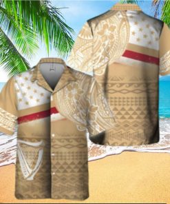 Guinness Beer Hawaiian Shirt Polynesian Pattern Gift For Beach Lovers