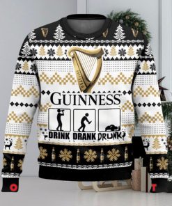 Guinness Drink Drank Drunk Ugly Christmas Sweater