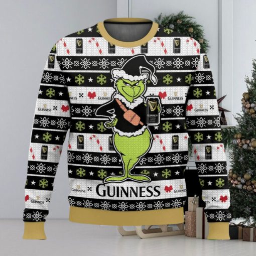 Guinness Grinch Christmas Ugly Sweater Special Gift For Xmas