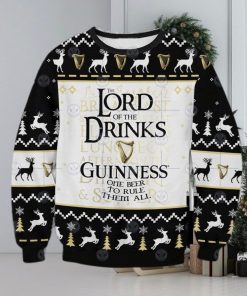 Guinness Lord Of The Rings Ugly Christmas Sweater