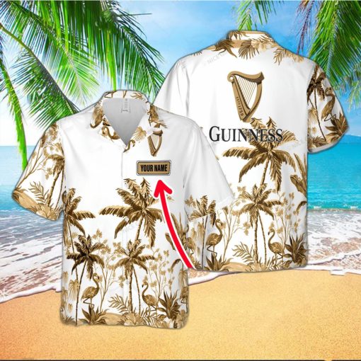 Guinness Luau Custom Name Hawaiian Shirt Love Beer Gift