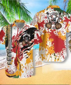 Guitar Live Free Or Die Unisex Hawaiian Shirt Unisex Adult