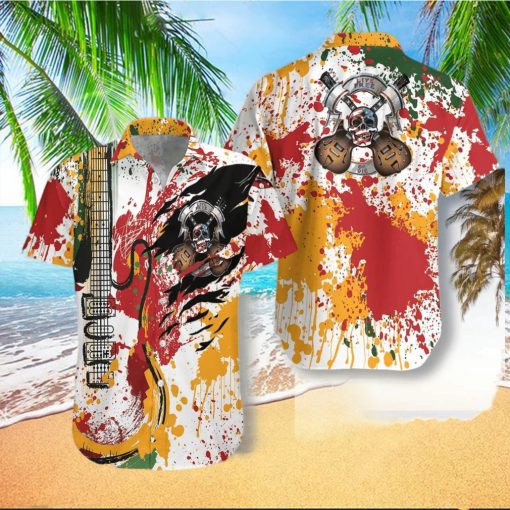 Guitar Live Free Or Die Unisex Hawaiian Shirt Unisex Adult