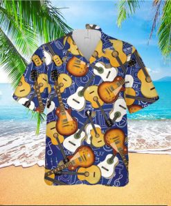 Guitar Music Pattern Hawaiian Shirt