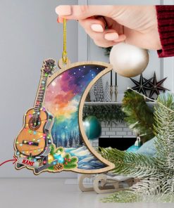 Guitar Personalized Suncatcher Ornament