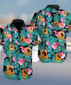 Guitar Tropical Hawaiian Shirt 1