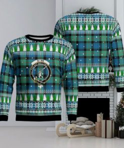 Gunn Ancient Crest Tartan Christmas Ugly Sweater 3D Gift For Men And Women