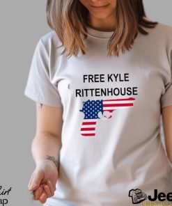 Guns Free Kyle Rittenhouse American flag shirt