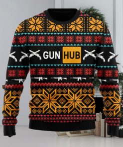 Guns Hub Men Ugly Christmas Sweater Unisex 3D Sweater Christmas Gift