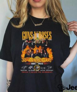 Guns N’ Roses 38th Anniversary 1985 – 2023 Thank You For The Memories Unisex T Shirt