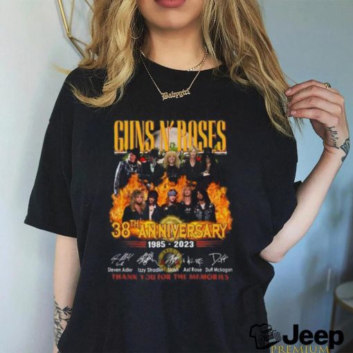 Guns N’ Roses 38th Anniversary 1985 – 2023 Thank You For The Memories Unisex T Shirt