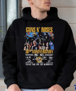 Guns N’ Roses 38th Anniversary 1985 – 2023 Thank You For The Memories signatures Shirt