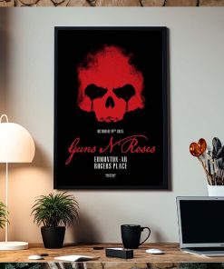 Guns N Roses Edmonton AB At Rogers Place On October 19th North America Tour 2023 Home Poster Canvas