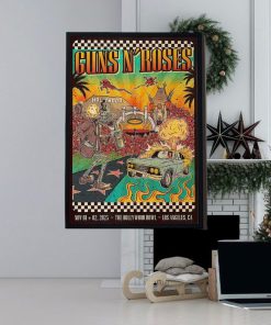 Guns N Roses The Hollywood Bowl Making History In Los Angeles November 2023 Home Decor Poster Canvas