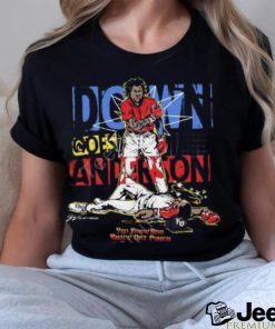 Gv Art And Design Down Goes Anderson Limited Edition Tee shirt