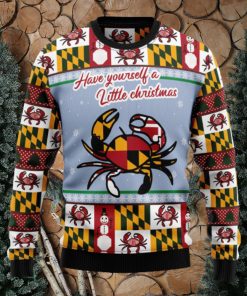 Maryland Symbols Ugly Christmas Sweater Thankgiving Gift Men Women