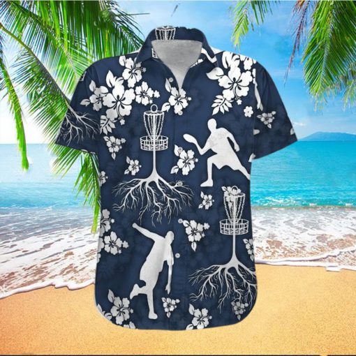 HAWAIIAN ALOHA SHIRTS DISC GOLF TREE HIBISCUS