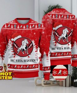 HC Vita Hästen SHL Sweden Hockey League Ugly Christmas Sweater Christmas Gift