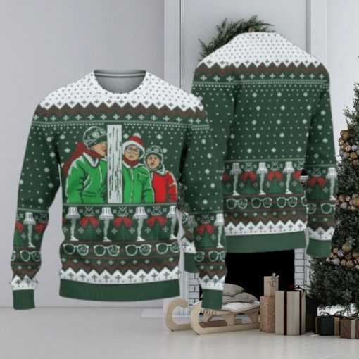 A Xmas Story Triple Dog Movie Ugly Christmas Sweater