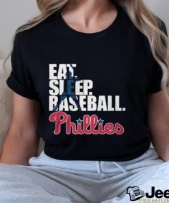 HOT Eat Sleep Baseball Philadelphia Phillies T Shirt