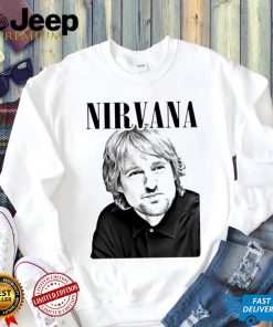 HOT Nirvana Owen Wilson photo shirt