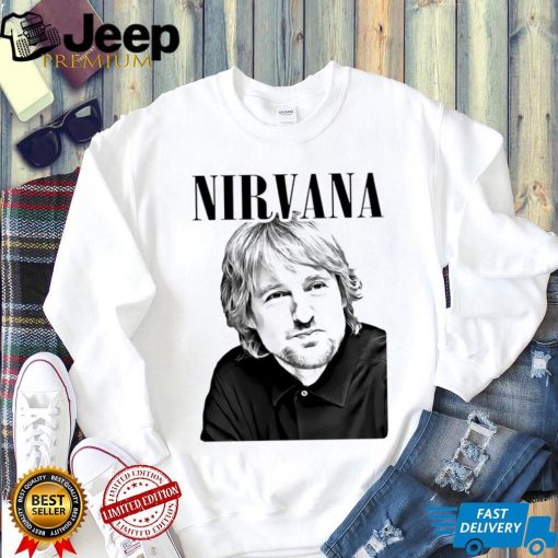 HOT Nirvana Owen Wilson photo shirt