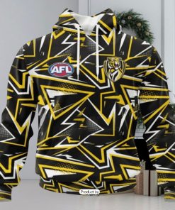 HOT Personalized AFL Richmond Tigers Special Abstract Design Hoodie Sweatshirt 3D