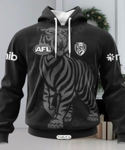 HOT Personalized AFL Richmond Tigers Special Monochrome Design Hoodie Sweatshirt 3D