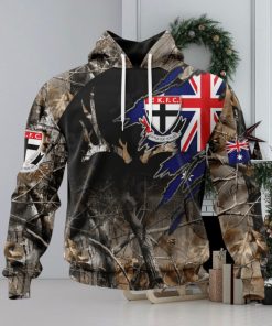 HOT Personalized AFL St Kilda Football Club Special Camo Realtree Hunting Hoodie Sweatshirt 3D