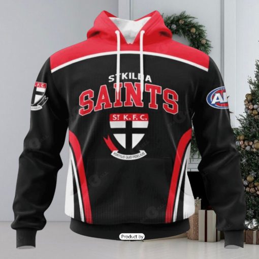 HOT Personalized AFL St Kilda Football Club Special Sideline Design Hoodie Sweatshirt 3D