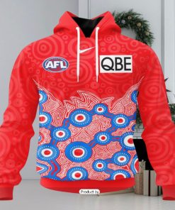 HOT Personalized AFL Sydney Swans Special Indigenous Design Hoodie Sweatshirt 3D