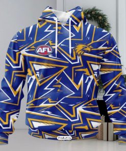 HOT Personalized AFL West Coast Eagles Special Abstract Design Hoodie Sweatshirt 3D