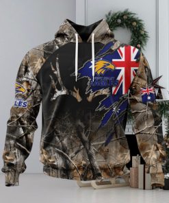 HOT Personalized AFL West Coast Eagles Special Camo Realtree Hunting Hoodie Sweatshirt 3D