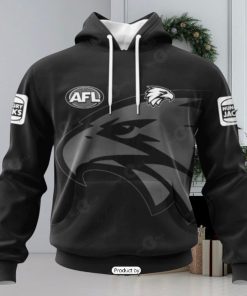 HOT Personalized AFL West Coast Eagles Special Monochrome Design Hoodie Sweatshirt 3D