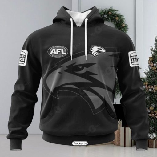 HOT Personalized AFL West Coast Eagles Special Monochrome Design Hoodie Sweatshirt 3D