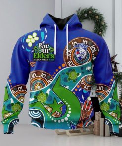 HOT Personalized AFL Western Bulldogs Special Design For NAIDOC Week For Our Elders Hoodie Sweatshirt 3D